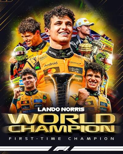 Lando Norris, 2025 World Champion graphic